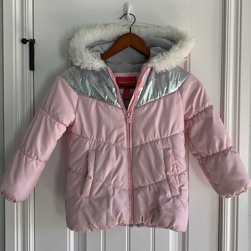 Girls London Fog Winter Coat Large 6x